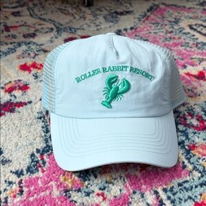 Roller Rabbit x Target Light Blue Cap with Green Embroidery
